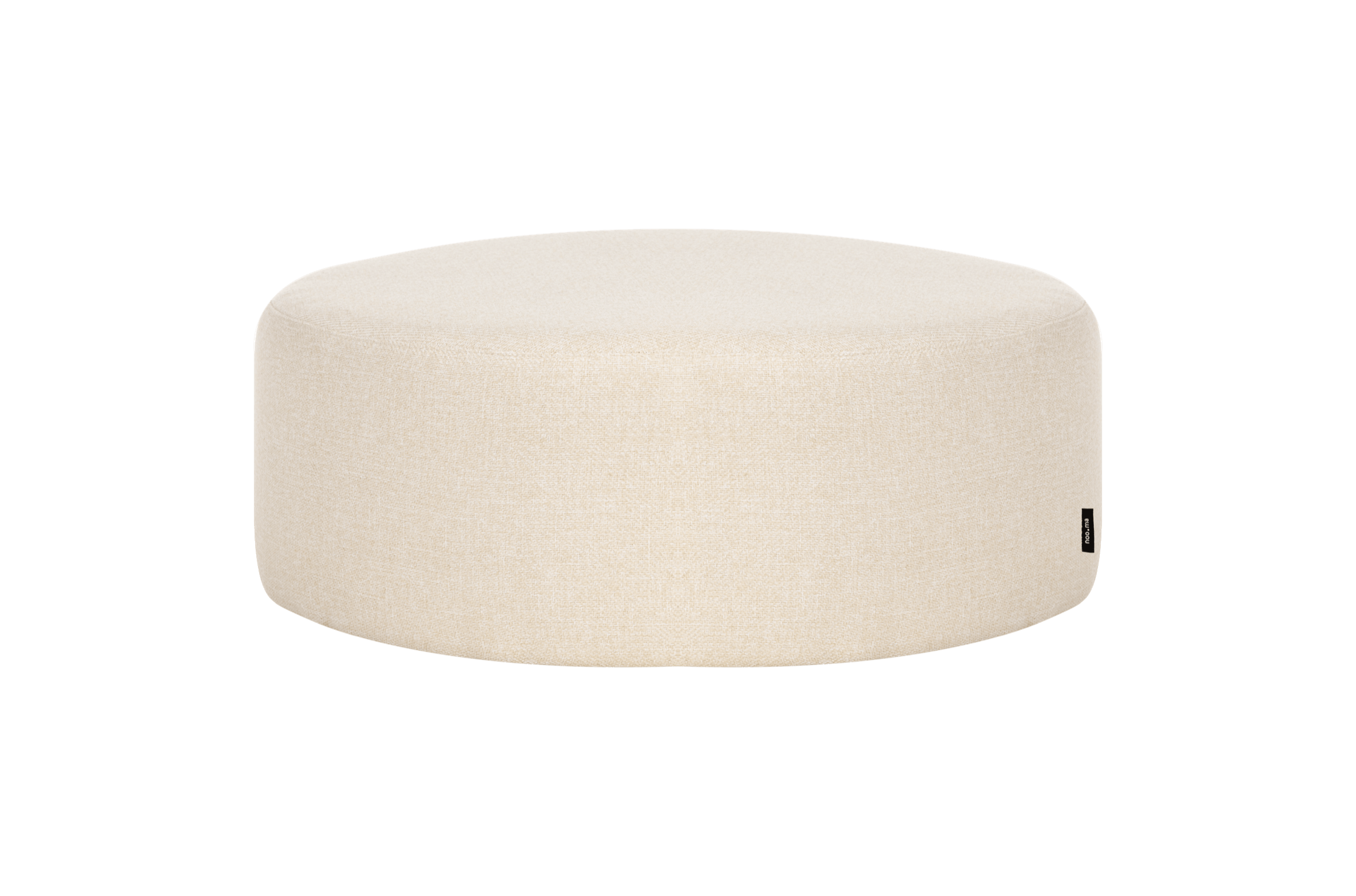 Folk Pouf - Large - Cream Beige