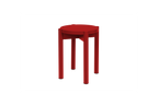 Hopp - Tabouret - Hêtre Massif - Marron-Red