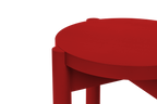 Hopp - Tabouret - Hêtre Massif - Marron-Red