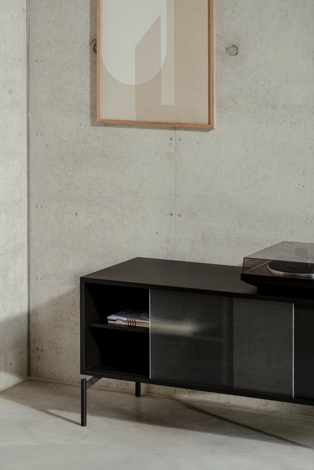 Mueble de TV Met - Pequeño - Vulcano Black