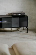 Mueble de TV Met - Pequeño - Vulcano Black