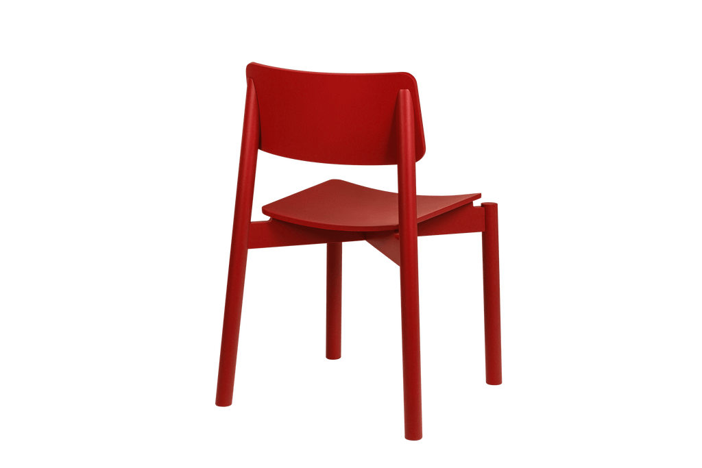 Wem - Chaise - Contreplaqué De Hêtre - Marron Red