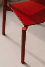 Wem - Chaise - Contreplaqué De Hêtre - Marron Red