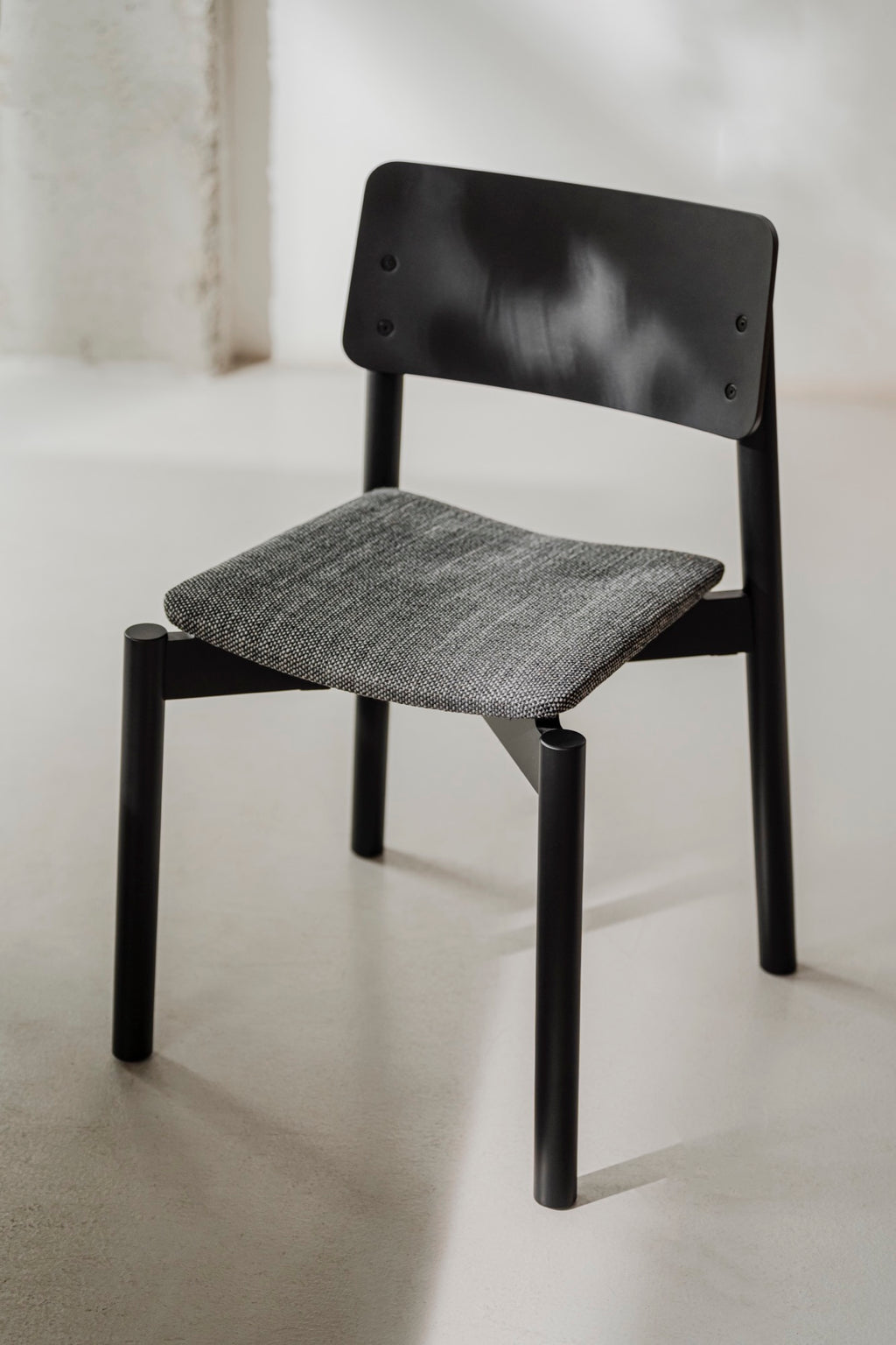Wem - Chaise - Contreplaqué De Hêtre - Vulcano Black