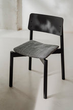 Wem - Chaise - Contreplaqué De Hêtre - Vulcano Black