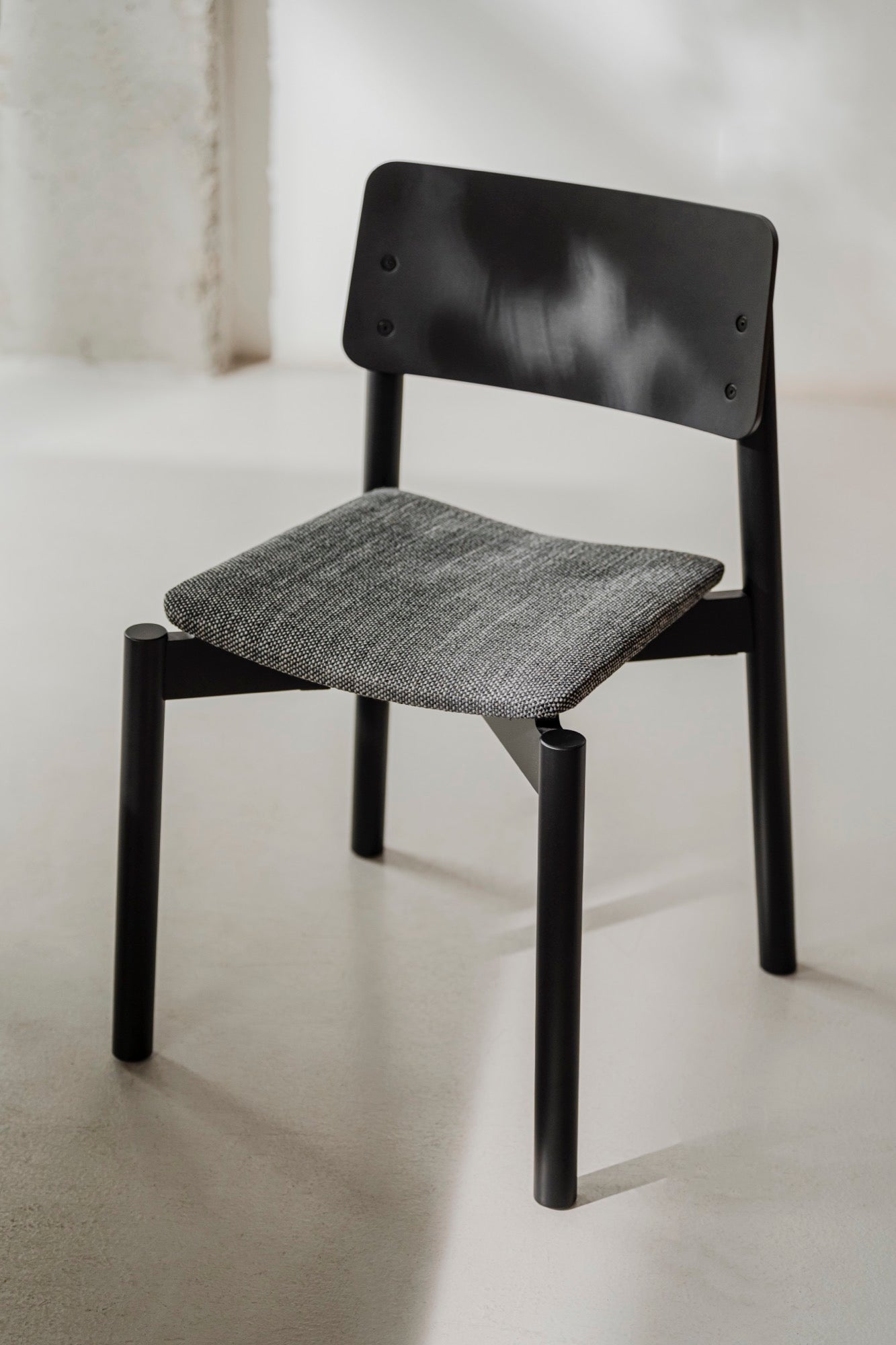 Wem - Chaise - Contreplaqué De Hêtre - Vulcano Black
