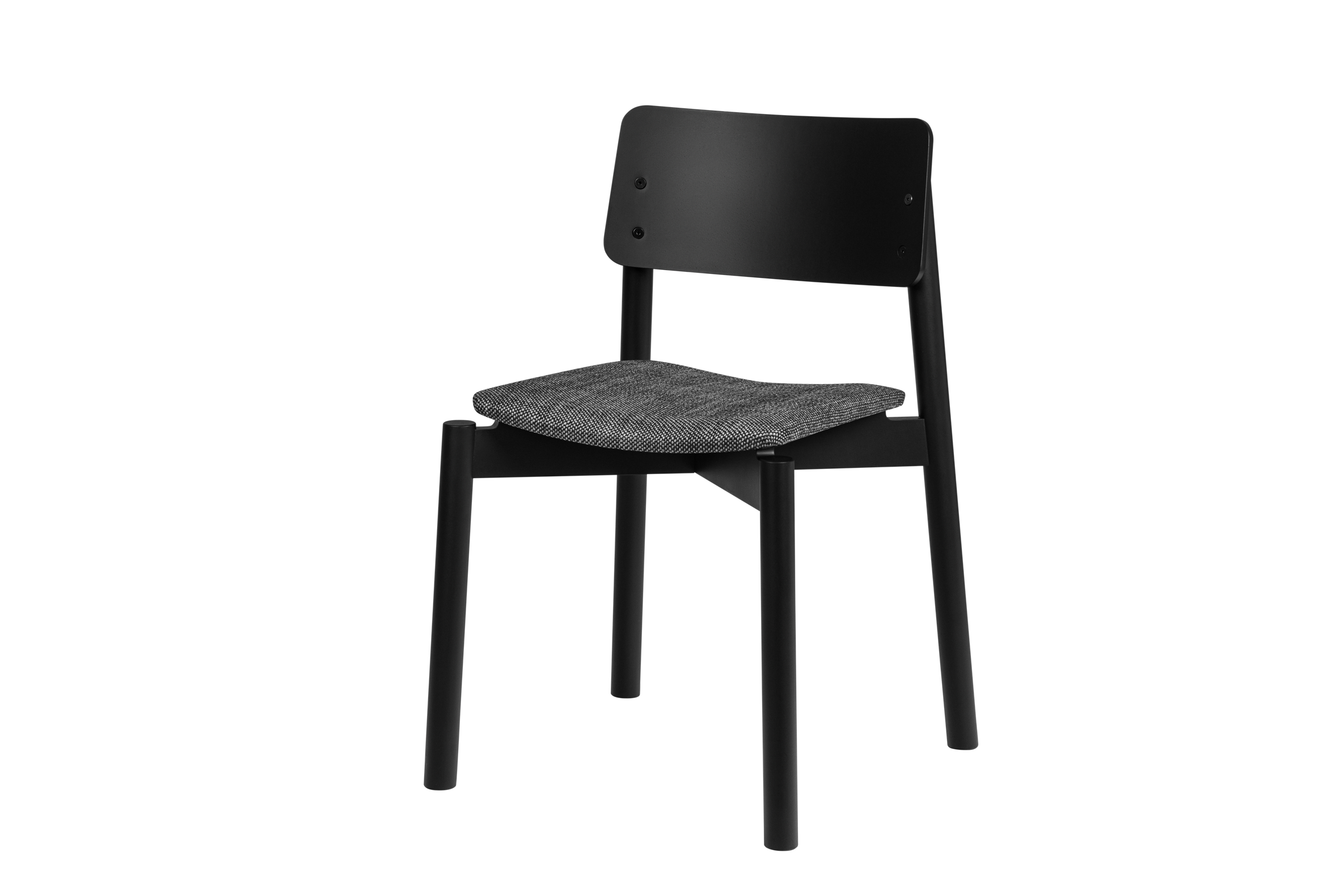 Wem - Chaise - Contreplaqué De Hêtre - Vulcano Black