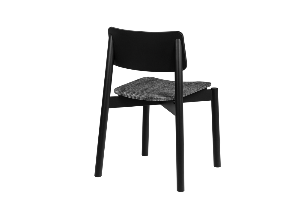 Wem - Chaise - Contreplaqué De Hêtre - Vulcano Black