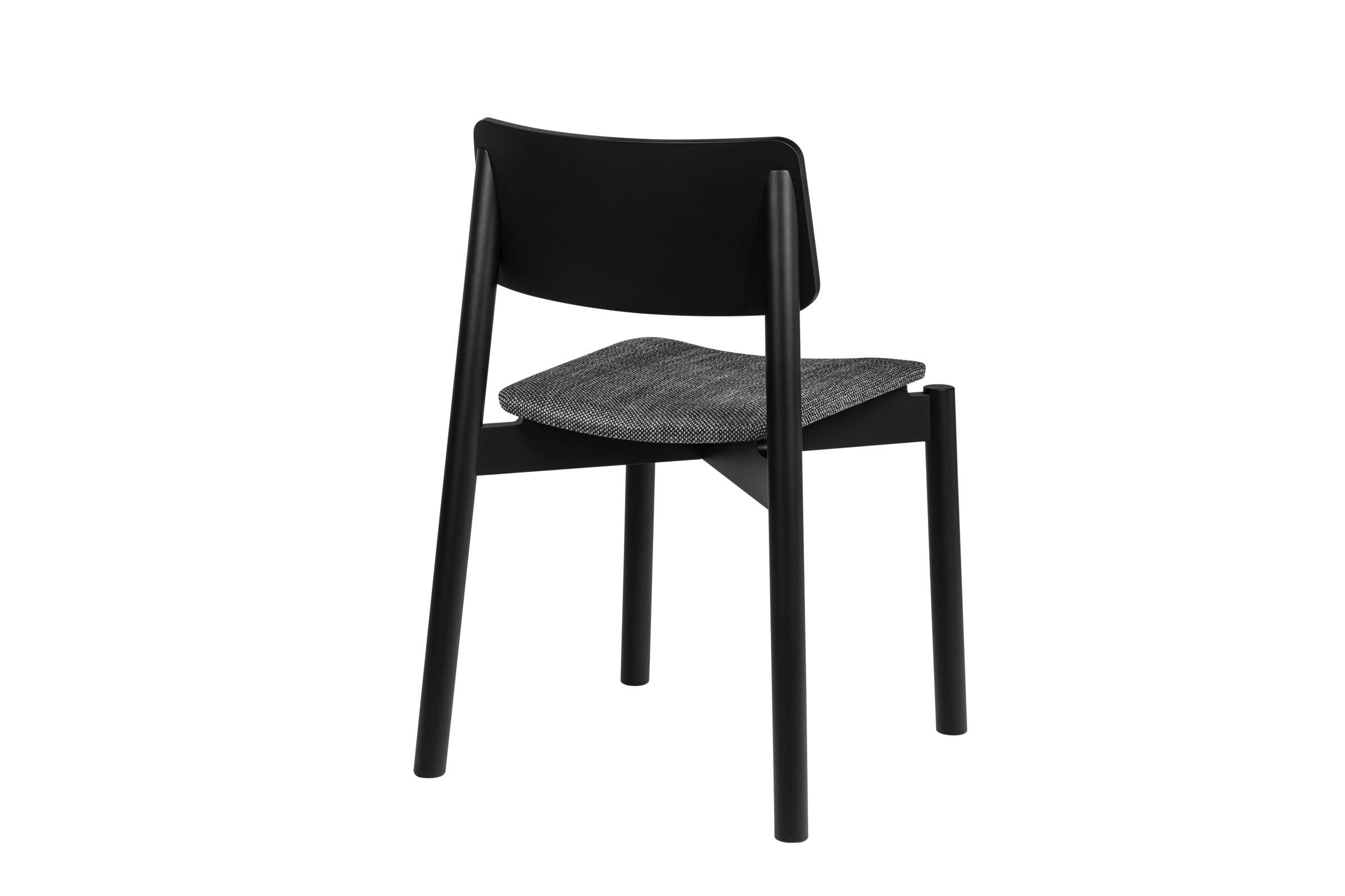 Wem - Chaise - Contreplaqué De Hêtre - Vulcano Black