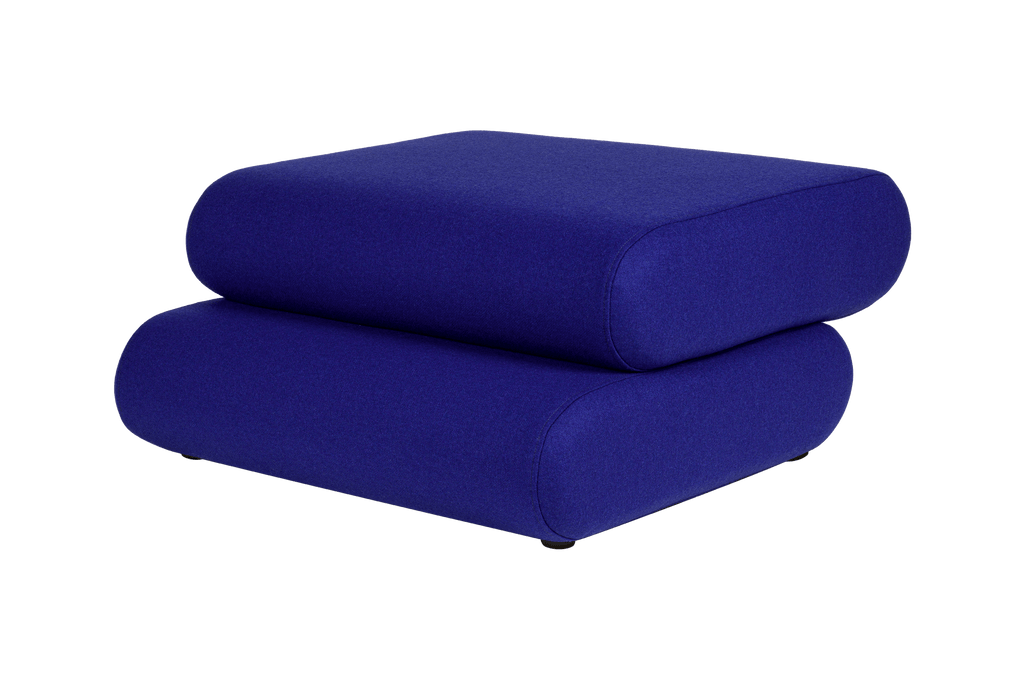 Taso - Pouffe - Polyester - Blueberry Pie Wool