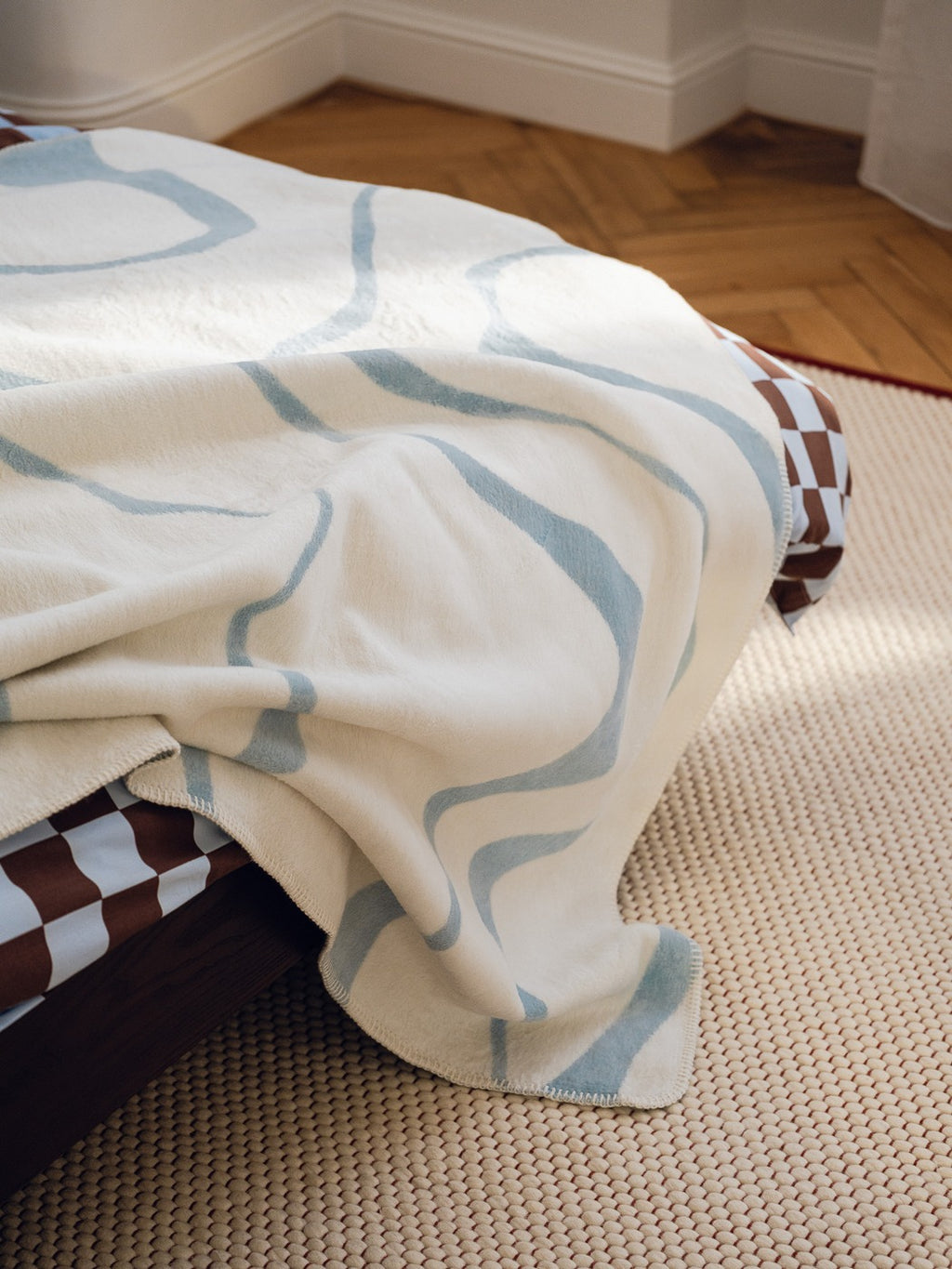 Felu - Throw - Cotton - Frosty Blue