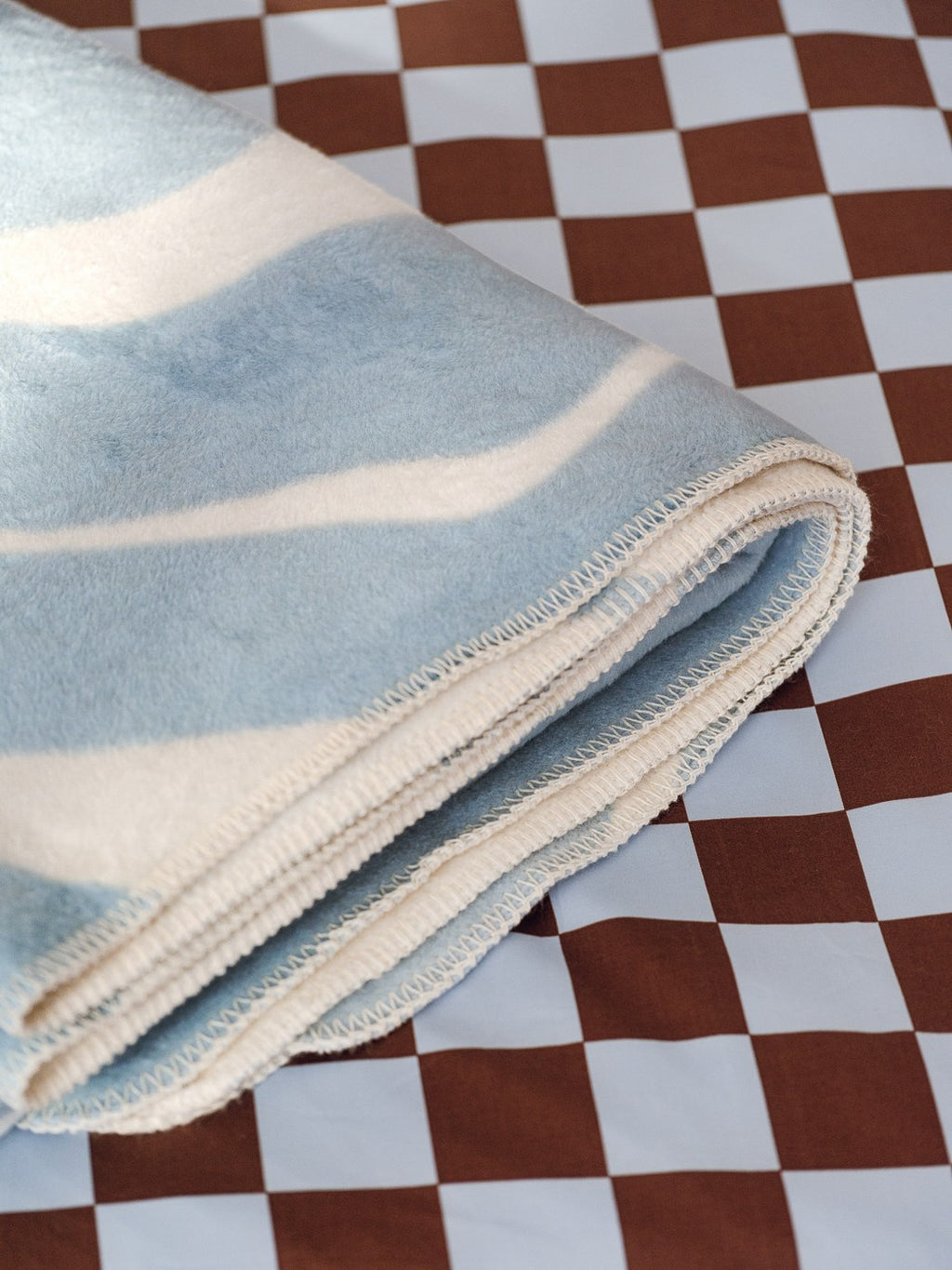Felu - Throw - Cotton - Frosty Blue