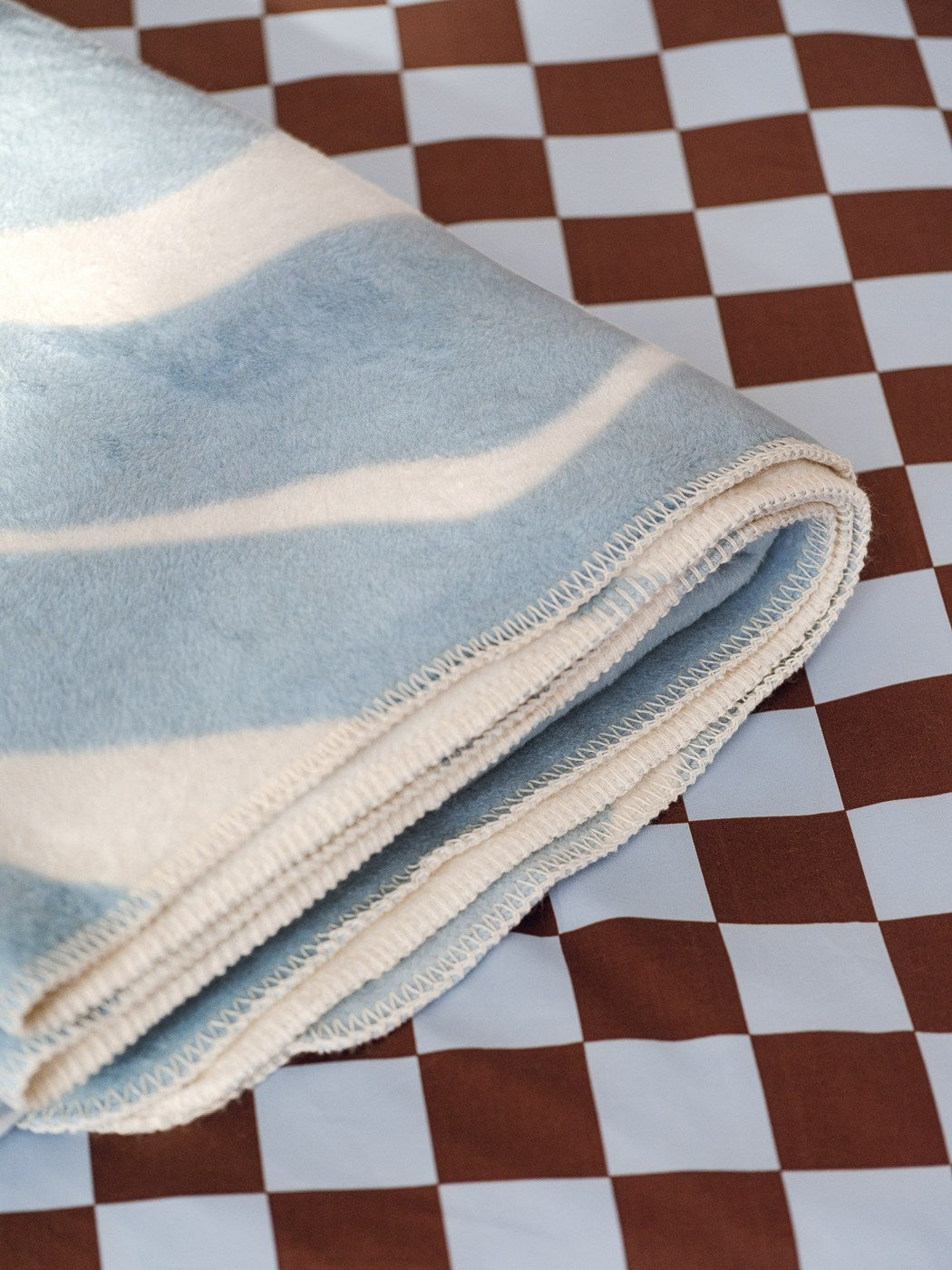 Felu - Throw - Cotton - Frosty Blue