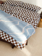 Felu - Throw - Cotton - Frosty Blue