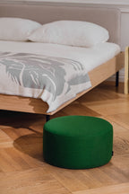 Folk Pouf - Small - Moss Green
