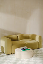 Folk Pouf - Large - Cream Beige