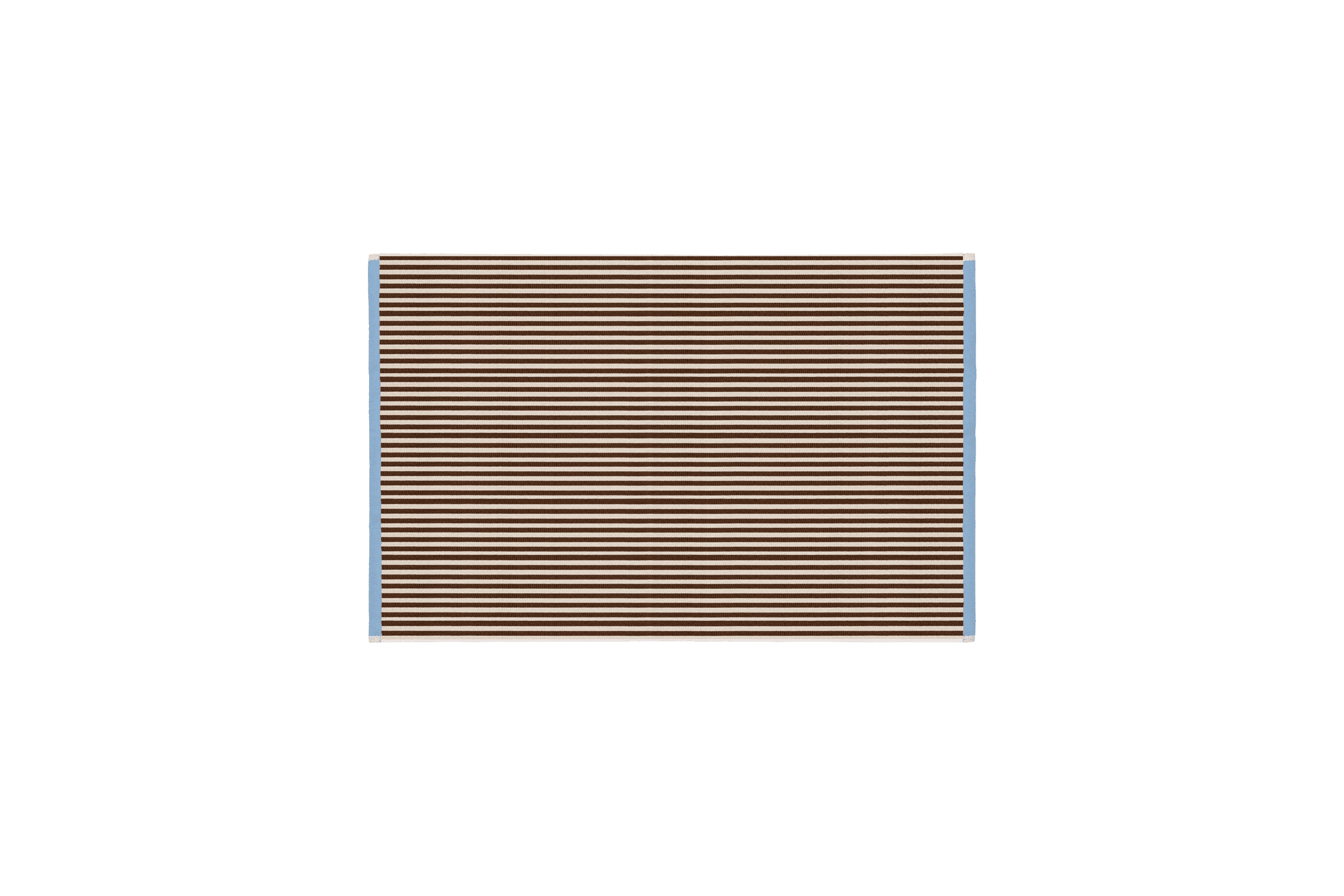 Gobo Hand Towel - Cocoa Brown/Narrow Stripes