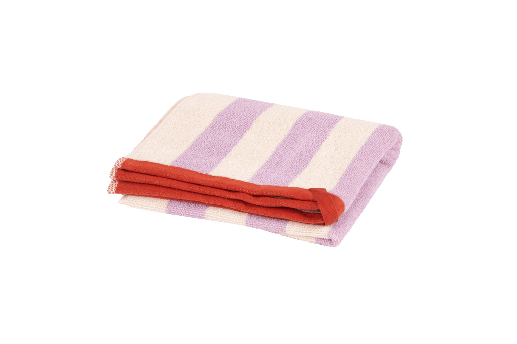 Serviette À Main Gobo - Pastel Lilac / Rayures Larges