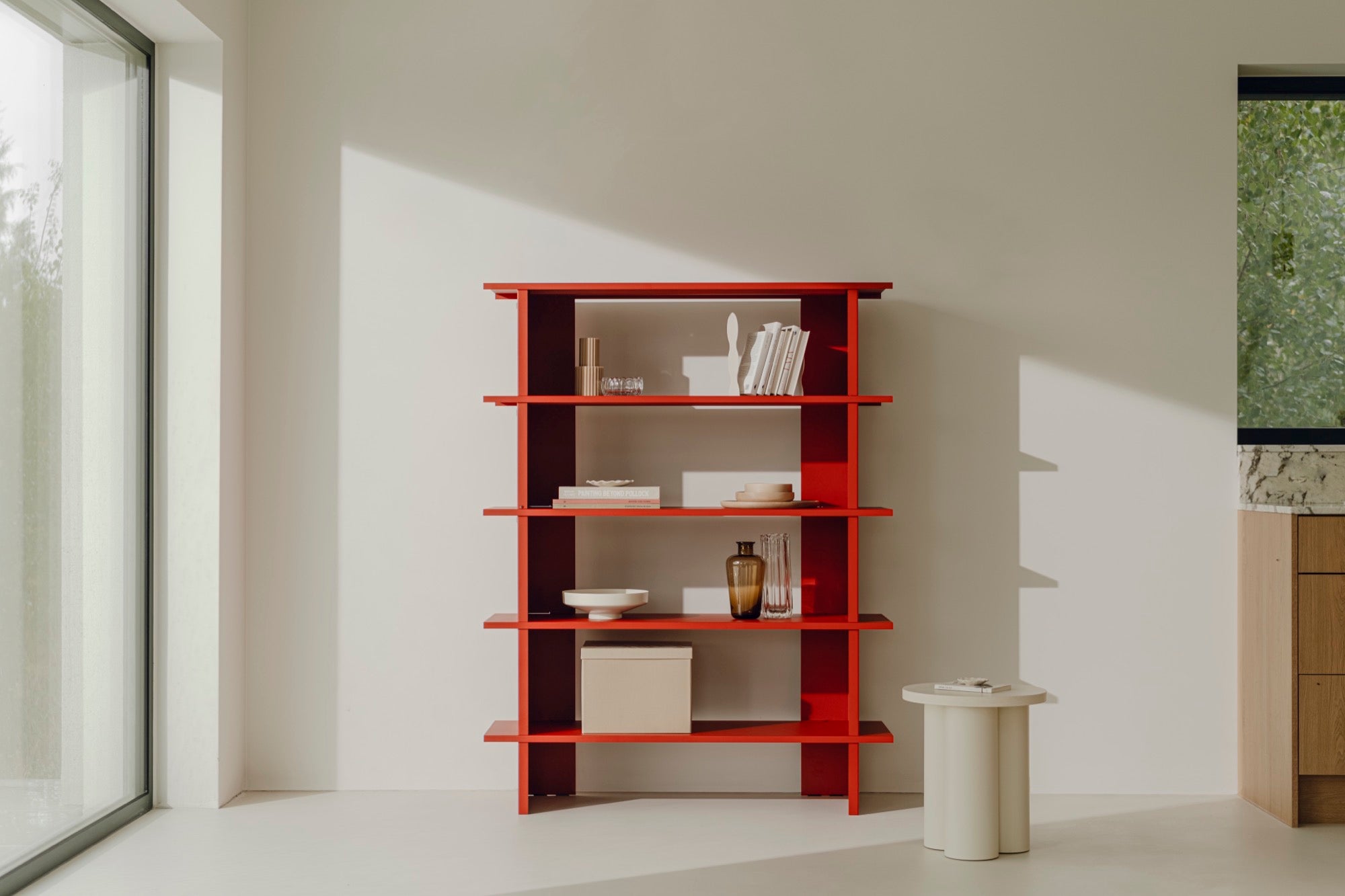 Bibliothèque Hes - Tomato Red