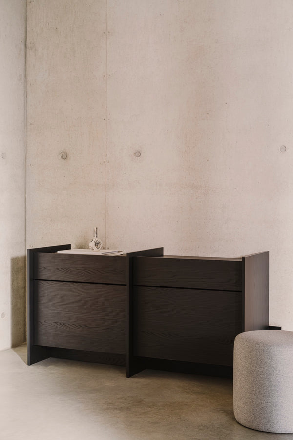 Hido - Buffet - Stratifié - Black