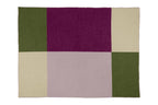 Hilu - Couverture En Laine - Laine De Nouvelle-Zélande - Purple‚ Lilac & Green