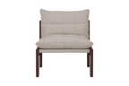 Huno - Fauteuil Lounge - Cocoa Brown & Desert Beige Bouclé