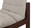 Huno - Fauteuil Lounge - Cocoa Brown & Desert Beige Bouclé