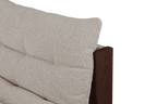 Huno - Fauteuil Lounge - Cocoa Brown & Desert Beige Bouclé