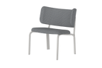 Kei - Fauteuil Lounge - Viscose - Black & Grey Mélange