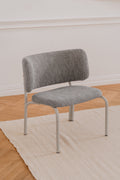 Kei - Fauteuil Lounge - Viscose - Black & Grey Mélange