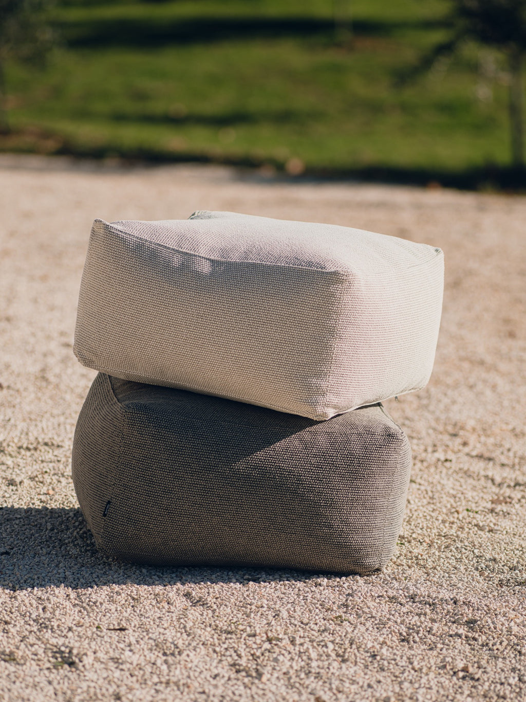 Keno Outdoor Pouffe - Milk Beige