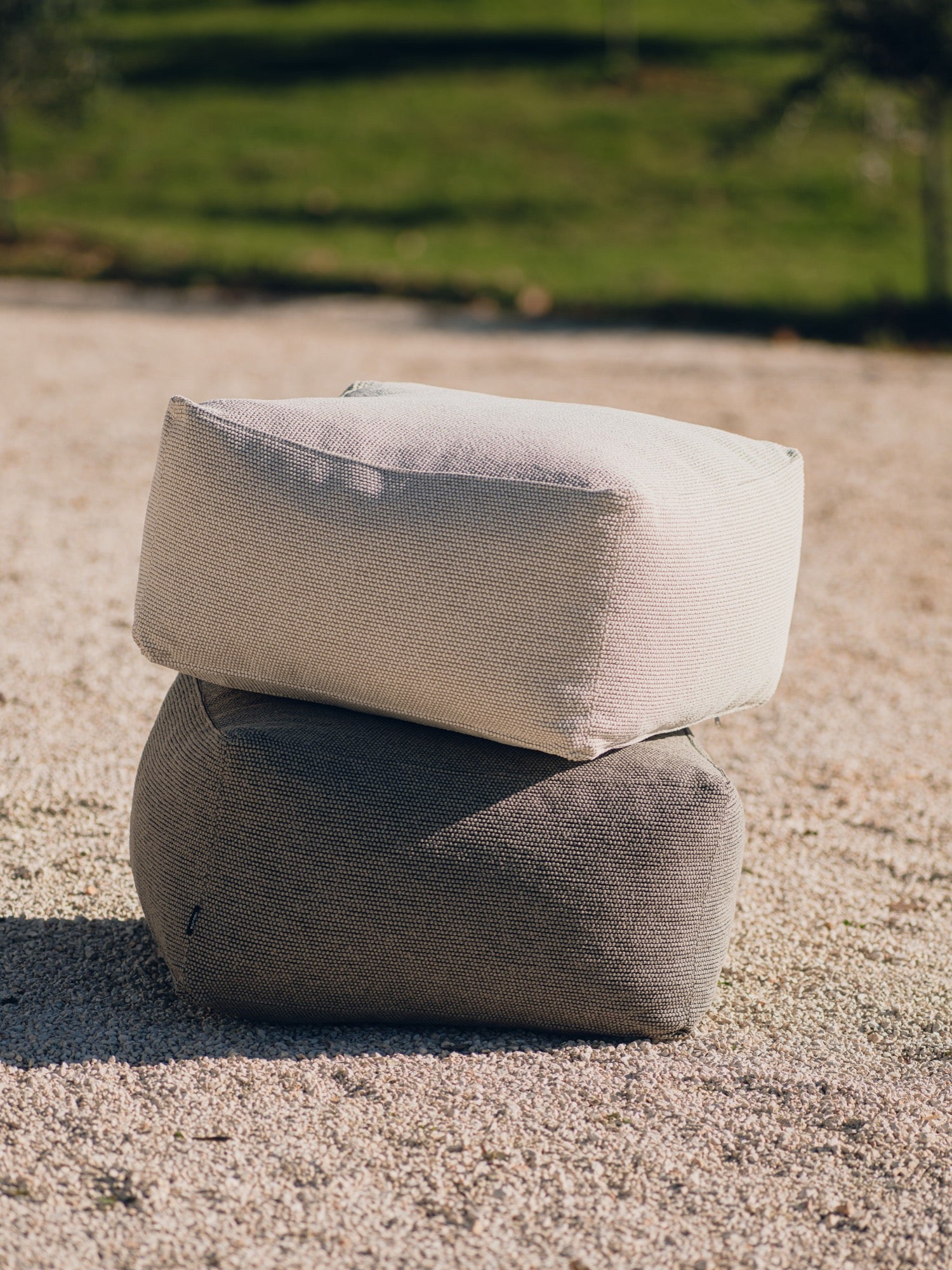 Keno Outdoor Pouffe - Milk Beige