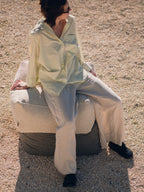 Keno Outdoor Pouffe - Milk Beige