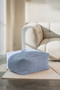 Keno - Pouf - Polyester - Baby Blue Corduroy