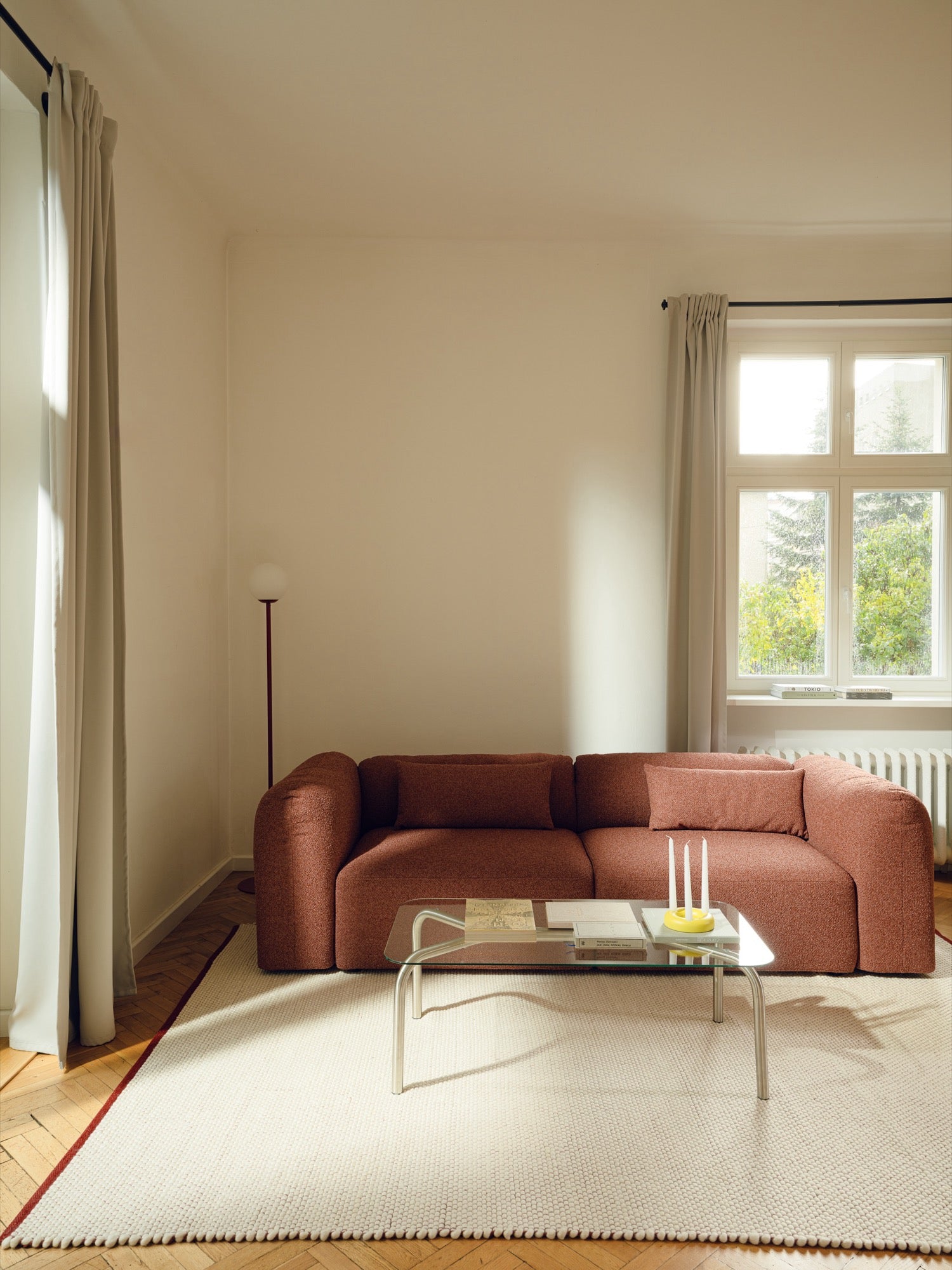 Lenu Rug - Marron Red
