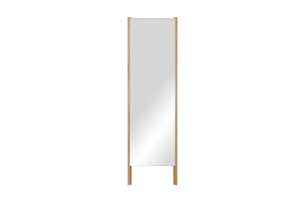 Lun - Freestanding Mirror - Solid Oak - Oak