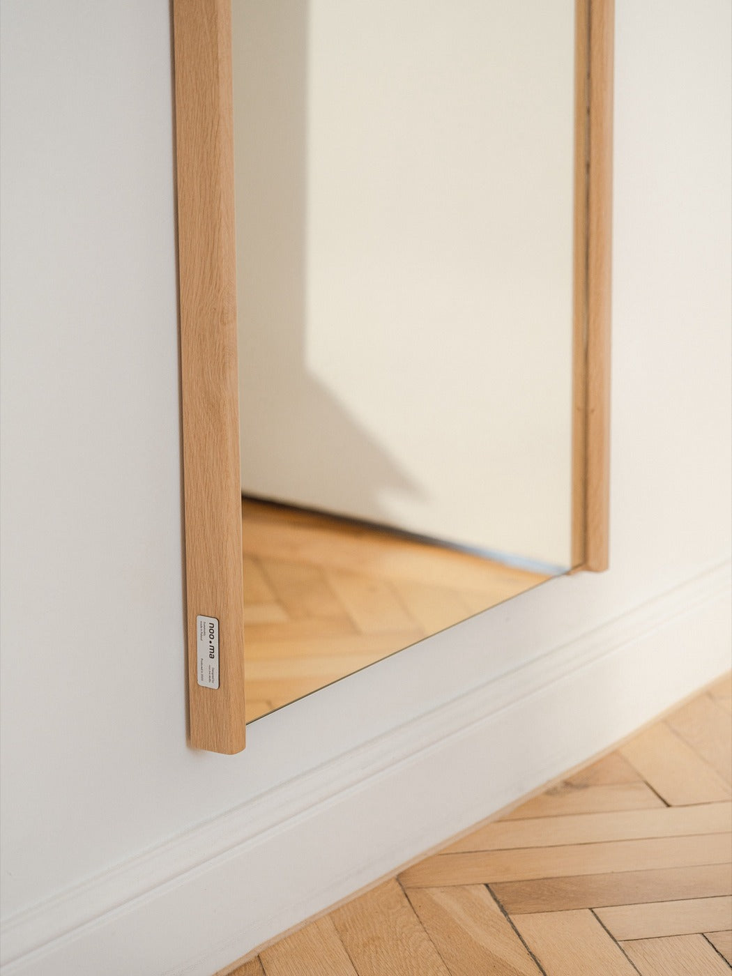 Miroir Mural Lun - Oak