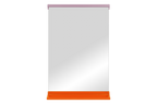 Miroir Mural Lun - Orange Peel & Pale Violet
