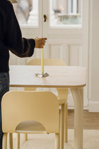 Meko - Table À Manger - Placage Frêne - Oak & Piazza Beige