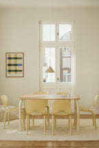 Meko - Table À Manger - Placage Frêne - Oak & Piazza Beige