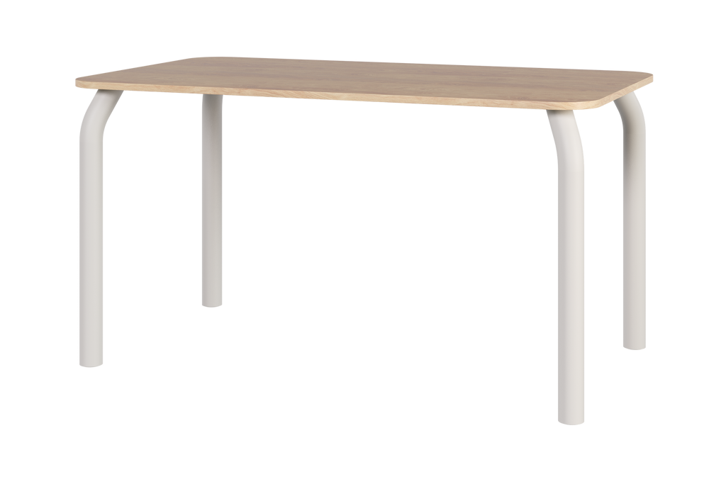Meko - Table À Manger - Placage Frêne - Oak & Piazza Beige