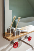Porte-Brosse À Dents Mis - Raw Aluminium