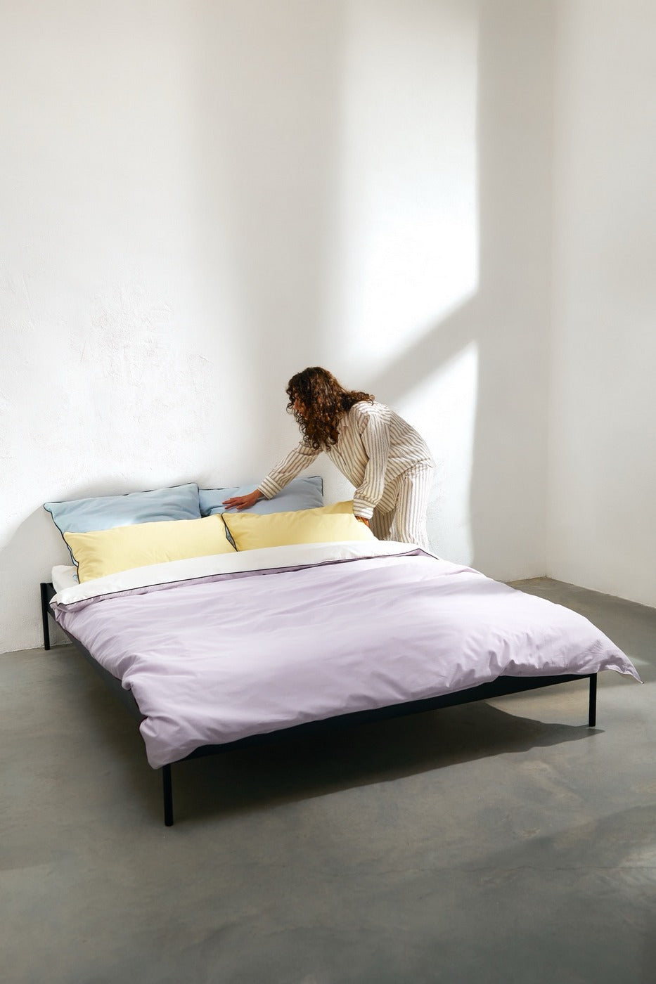 Oba - Housse De Couette - Coton - Pastel Lilac