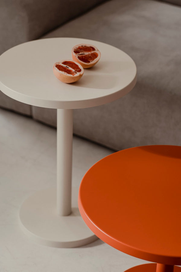 Odo - Table D'Appoint - Acier - Piazza Beige