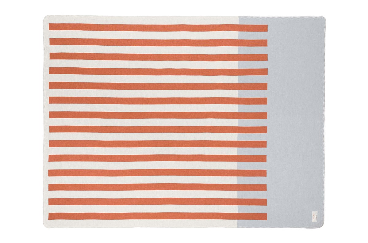 Onu - Plaid - Coton - Terracotta