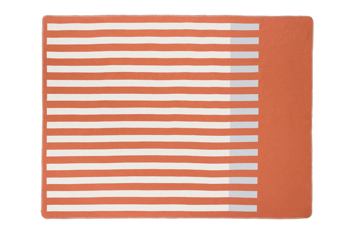 Onu - Plaid - Coton - Terracotta