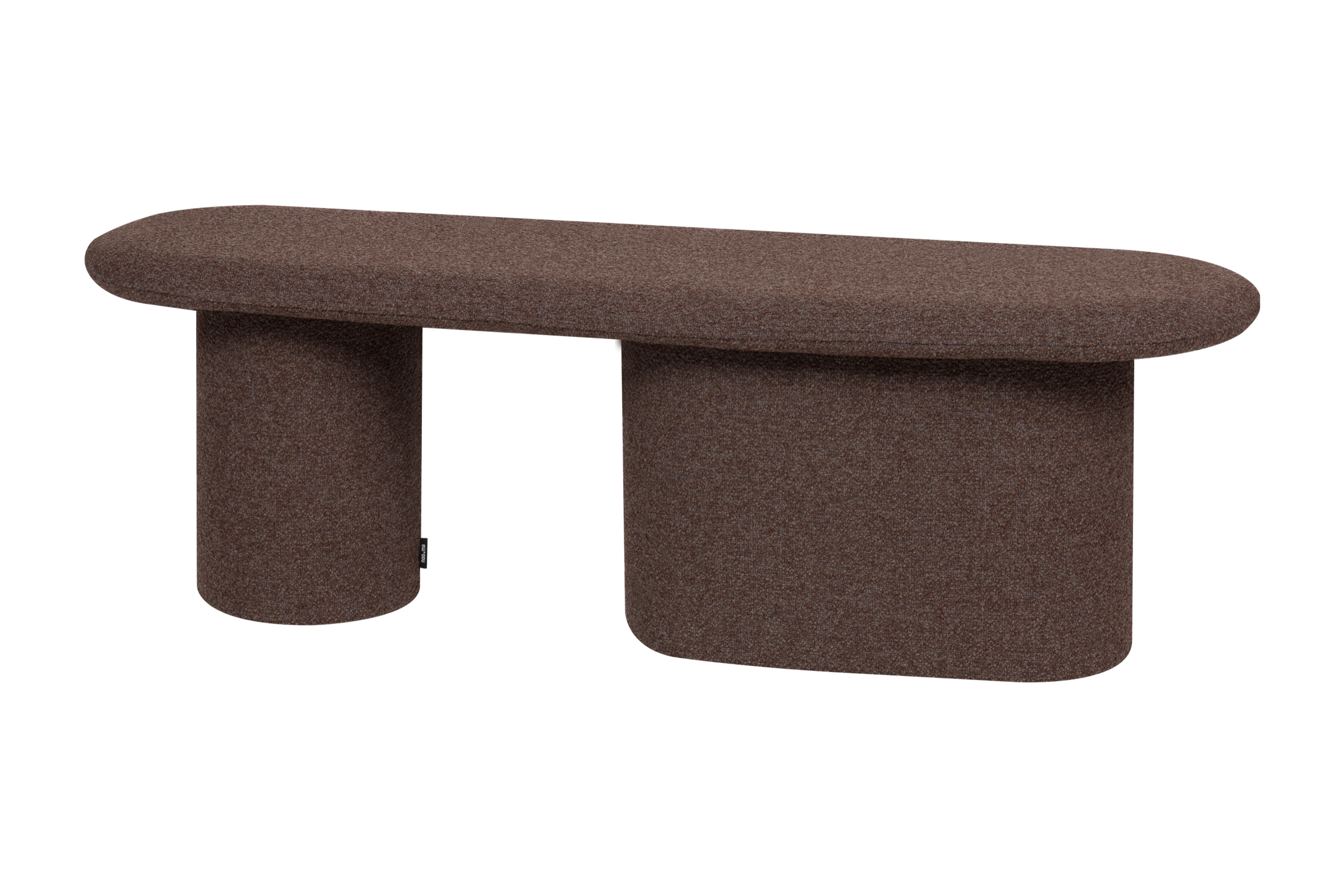 Rull Bench - Chocolate Brown Boucle