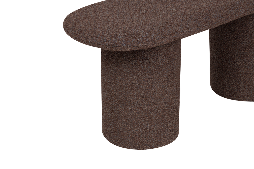 Rull Bench - Chocolate Brown Boucle