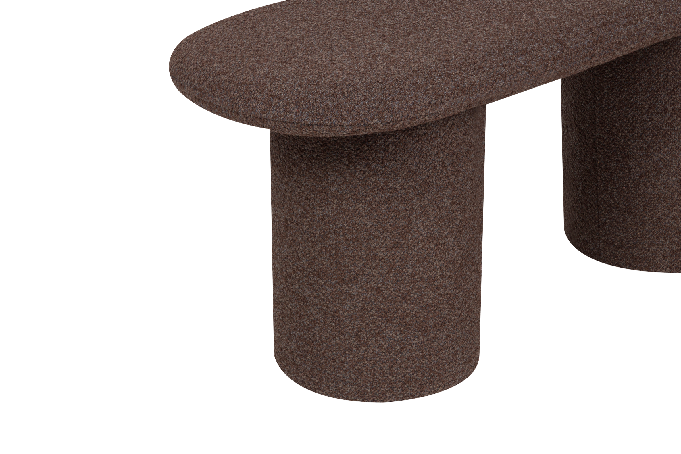 Rull Bench - Chocolate Brown Boucle