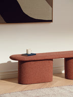 Rull Bench - Brick Red Boucle